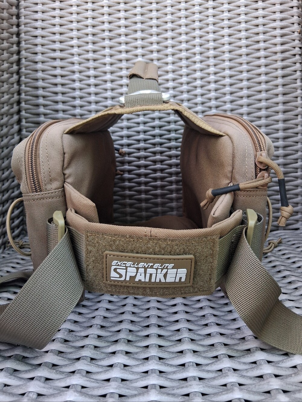 NEW Excelent Elite Spanker Tactical Double Pouch Waist Bag - Coyote Brown